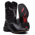 Bota Texana Masculina "Boi da Cara Preta"