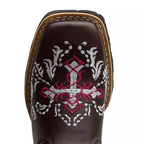 Bota Texana Feminina "Cruz Rosa"