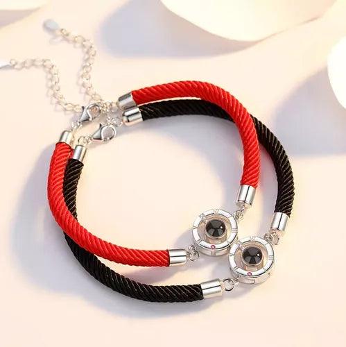 Par de Pulseiras - Eu te amo" em 100 idiomas