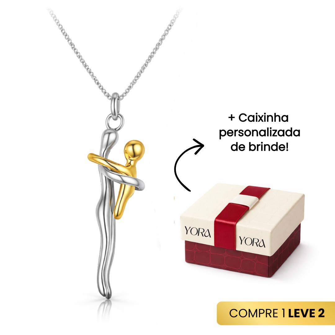 Colar Abraço Eterno - Amor de Mãe