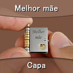 Colar com pingente de livro "Melhor Mãe" [COMPRE 1 E LEVE 2]